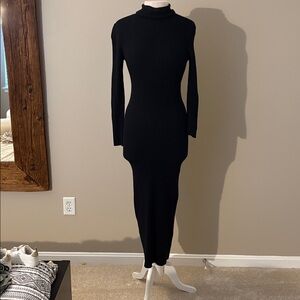 Moda International Black Maxi Dress